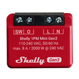 Shelly 1PM Mini Gen3 - Micromodule relais Wi-Fi avec mesure de consommation : micromodule Shelly 1PM Mini Gen3 avec mesure de consommation