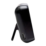 Shelly H&T Gen3 - Capteur Wi-Fi de température et d'humidité à écran e-paper (noir) : capteur posé sur son socle