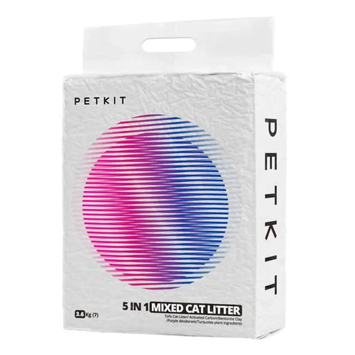 Petkit Mixed Cat Litter - Litière pour chat 7 L, grains de 2 mm : sac de litière pour chat Petkit Mixed Cat Litter de 7 L