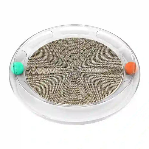Petkit P610 - Griffoir pour chat avec circuit et 2 balles : griffoir pour chat Petkit P610 avec sa piste à balles