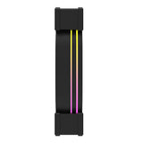 darkFlash INF24 - Kit de 3 ventilateurs PC ARGB 120 mm (noir) : kit de 3 ventilateurs darkFlash INF24, autre vue