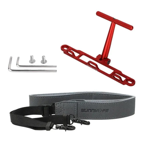 Sunnylife ZJ764-R - Support à sangle pour DJI RC et RC 2 (rouge) : support à sangle Sunnylife ZJ764-R rouge pour DJI RC