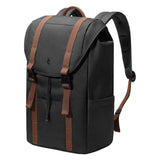 Tomtoc VintPack-TA1 - Sac à dos 22 L pour portable 15,6 pouces (noir) : compartiment matelassé pour ordinateur portable