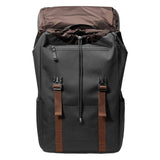 Tomtoc VintPack-TA1 - Sac à dos 22 L pour portable 15,6 pouces (noir) : poches et rangements du VintPack-TA1