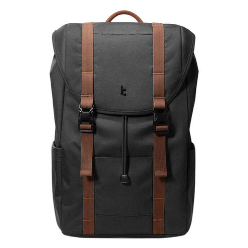 Tomtoc VintPack-TA1 - Sac à dos 22 L pour portable 15,6 pouces (noir) : sac à dos Tomtoc VintPack-TA1 noir de 22 litres
