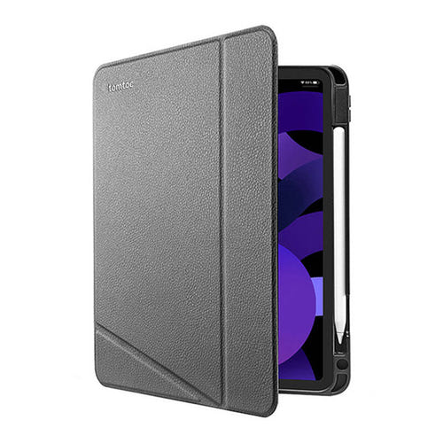 tomtoc Inspire-B50 - Étui tri-mode pour iPad Air 10,9 pouces (noir) : porte-stylet pour Apple Pencil 2