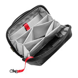 tomtoc Navigator-T13 - Trousse à accessoires 2,4 L (noire) : panneau amovible pour cartes SD