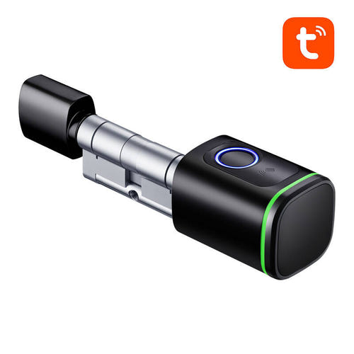 Avatto SDL-S1-B80 - Cylindre de serrure connecté 80 mm (noir) : cylindre de serrure connecté Avatto SDL-S1-B80 noir
