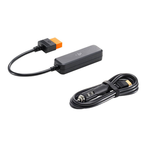 DJI Power Car Charger (SDC) - Chargeur allume-cigare 100 W 12/24 V : module XT60 vers SDC du chargeur DJI