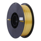 Creality CR-Silk - Filament PLA soie 1,75 mm, bobine 1 kg (or) : rendu nacré du filament effet soie