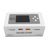 Gens ace IMARS D300 - Chargeur RC double voie 300 W AC (blanc) : chargeur Gens ace IMARS D300 blanc vu de face