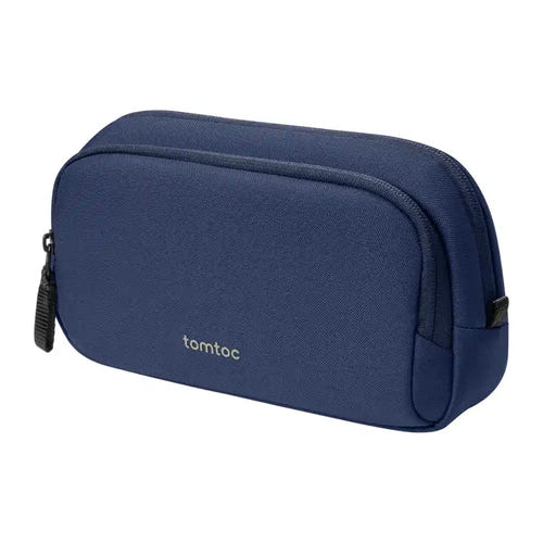 Tomtoc Light-T12 - Trousse à accessoires 1,8 L (bleu marine) : trousse Tomtoc Light-T12 bleu marine fermée