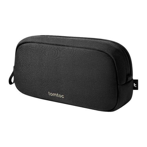 Tomtoc Light-T12 - Trousse à accessoires 1 L (noire) : trousse Tomtoc Light-T12 noire fermée