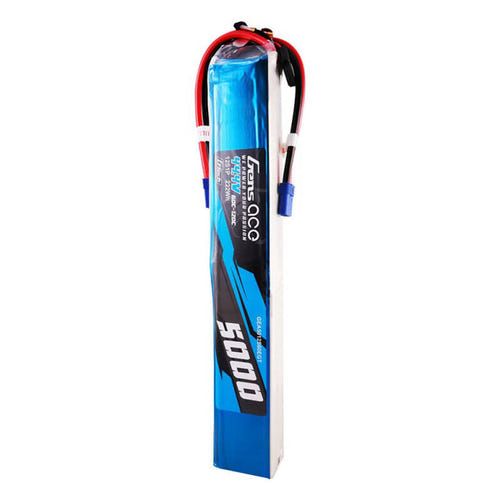 Gens ace G-Tech 5000 mAh 44,4 V 60C - Batterie LiPo 12S1P (EC5) : prise EC5 et câbles de décharge