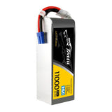 Tattu 11000 mAh 22,8 V HV 25C - Batterie LiPo 6S1P (EC5) : prise EC5 de décharge