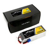 Tattu 11000 mAh 22,8 V HV 25C - Batterie LiPo 6S1P (EC5) : pack de 176 x 65 x 56 mm vu de profil