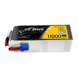Tattu 11000 mAh 22,8 V HV 25C - Batterie LiPo 6S1P (EC5) : étiquette 11000 mAh 22,8 V 25C du pack 6S1P