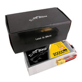 Tattu NMC 20000 mAh 22,2 V 5C - Batterie LiPo 6S1P (XT90-S) : pack de 193 x 76 x 58 mm vu de profil