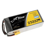 Tattu 23000 mAh 22,8 V 25C - Batterie LiPo 6S1P (XT90-S) : batterie LiPo Tattu 23000 mAh à prise XT90-S