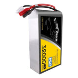 Tattu 32000 mAh 22,8 V 10C 6S1P - Batterie LiPo AS150+XT150 : pack Tattu 218 x 121 x 63 mm de profil