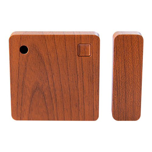Shelly BLU Door/Window - Capteur d'ouverture Bluetooth (brun) : capteur d'ouverture Shelly BLU brun avec son aimant