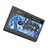 PXN-008 - Stick d'arcade mécanique pour PC, PlayStation et Switch : façade avec fonction TURBO et sélecteur DP/LS