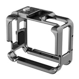 Puluz PU971B - Coque aluminium pour Insta360 GO 3 et GO 3S : griffe froide et ouvertures de la coque