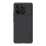 Nillkin Super Frosted Shield Pro - Coque Redmi K70E / Poco X6 Pro 5G (noire) : coque Nillkin Super Frosted Shield Pro noire vue de dos