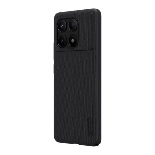 Nillkin Super Frosted Shield Pro - Coque Redmi K70E / Poco X6 Pro 5G (noire) : texture rugueuse antidérapante du dos de la coque