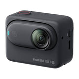 Insta360 GO 3S 128 Go - Caméra d'action 4K magnétique (noire) : caméra Insta360 GO 3S noire et son module Action Pod
