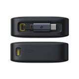 Baseus OS Free2Pull - Batterie externe 10000 mAh 30 W à câble rétractable (noire) : écran LED indiquant le pourcentage de charge