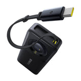 Baseus OS Free2Pull - Batterie externe 10000 mAh 30 W à câble rétractable (noire) : recharge de deux appareils en même temps