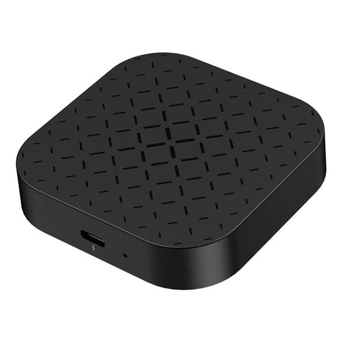 Carlinkit Tbox Basic 2+16 Go - Boîtier CarPlay et Android Auto sans fil (noir) : boîtier Carlinkit Tbox Basic noir vu de dessus
