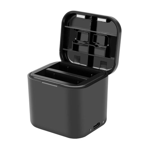 Puluz PU968B - Chargeur double et boîtier à cartes pour Insta360 Ace : chargeur double Puluz PU968B pour batteries Insta360 Ace