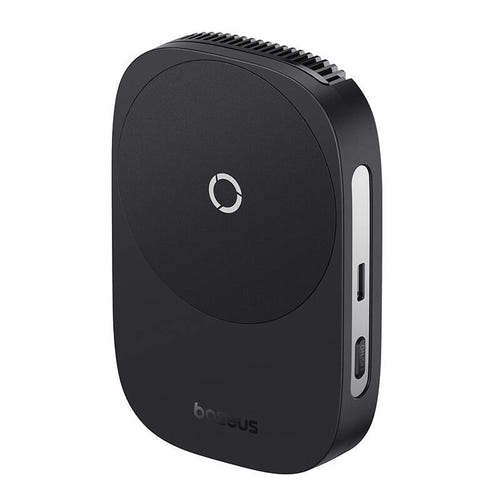Baseus MagPro II - Refroidisseur magnétique ultra-fin pour smartphone (noir) : refroidisseur aimanté au dos d'un smartphone