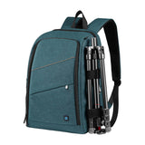 Puluz PU5011L - Sac à dos photo pour reflex et 3 objectifs (bleu) : sac à dos photo Puluz PU5011L bleu vu de face
