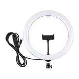 Puluz PU656B - Anneau lumineux 160 LED avec support smartphone : anneau lumineux Puluz avec son support smartphone
