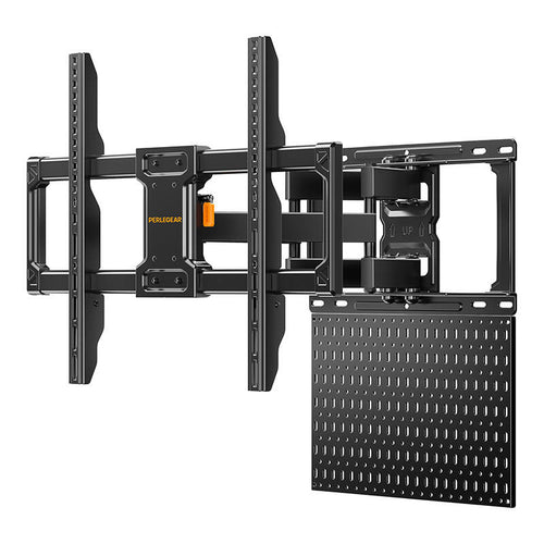 Perlegear PGLF17 - Support TV mural orientable 42-84 pouces, 60 kg : support mural TV Perlegear PGLF17 à bras articulé