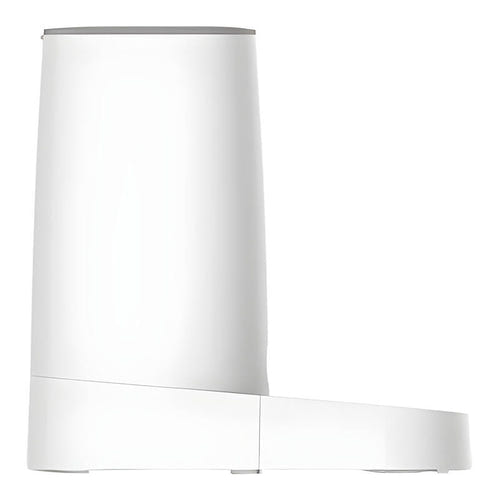 Rojeco PTM-003 - Distributeur de croquettes 4 L à bol simple : écran LED et bol en acier inoxydable du distributeur
