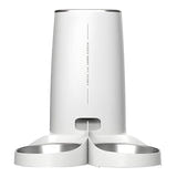 Rojeco PTM-003 - Distributeur de croquettes 4 L à double bol : distributeur de croquettes Rojeco 4 l à double bol