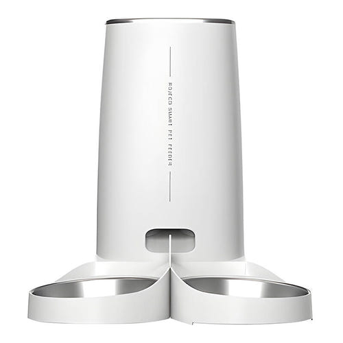 Rojeco PTM-003 - Distributeur de croquettes 4 L à double bol : distributeur de croquettes Rojeco 4 l à double bol