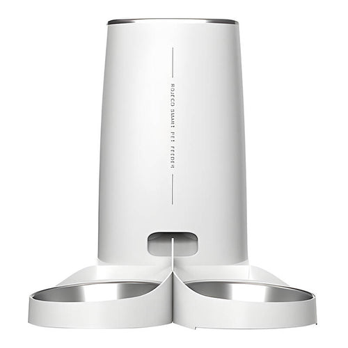 Rojeco PTM-003 - Distributeur de croquettes 4 L à double bol : distributeur de croquettes Rojeco 4 l à double bol