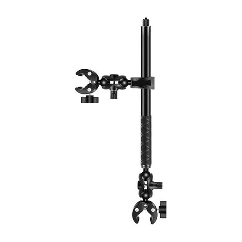 Puluz PU496B - Fixation moto et vélo avec perche télescopique 150 cm : fixation Puluz PU496B avec perche télescopique noire
