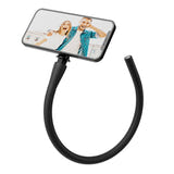 Telesin P3-FM-01 - Support magnétique flexible pour smartphone (noir) : bras modelable enroulé autour d'un support