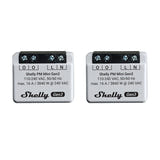 Shelly PM Mini Gen3 - Lot de 2 compteurs d'énergie Wi-Fi et Bluetooth : deux compteurs d'énergie Shelly PM Mini Gen3
