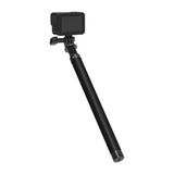 Telesin TE-MNP-117 - Perche en fibre de carbone 25 à 116 cm pour caméra d'action : quatre longueurs de 25 à 116 cm