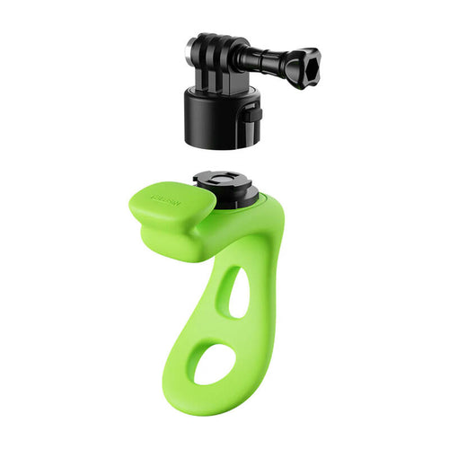 Telesin TLQ-005 - Fixation silicone multifonction pour caméra d'action (vert) : fixation silicone Telesin verte pour caméra d'action