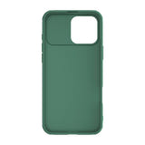 Nillkin CamShield Pro - Coque iPhone 16 Pro Max à cache objectif (vert) : cache objectif coulissant fermé sur le bloc photo