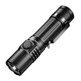 Superfire A20 - Lampe torche 1700 lm, portée 300 m (noir) : faisceau resserré de la lampe torche A20