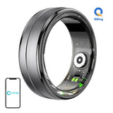 COLMi R06 - Bague connectée taille 9 (18,9 mm, noire) : bague connectée COLMi R06 noire